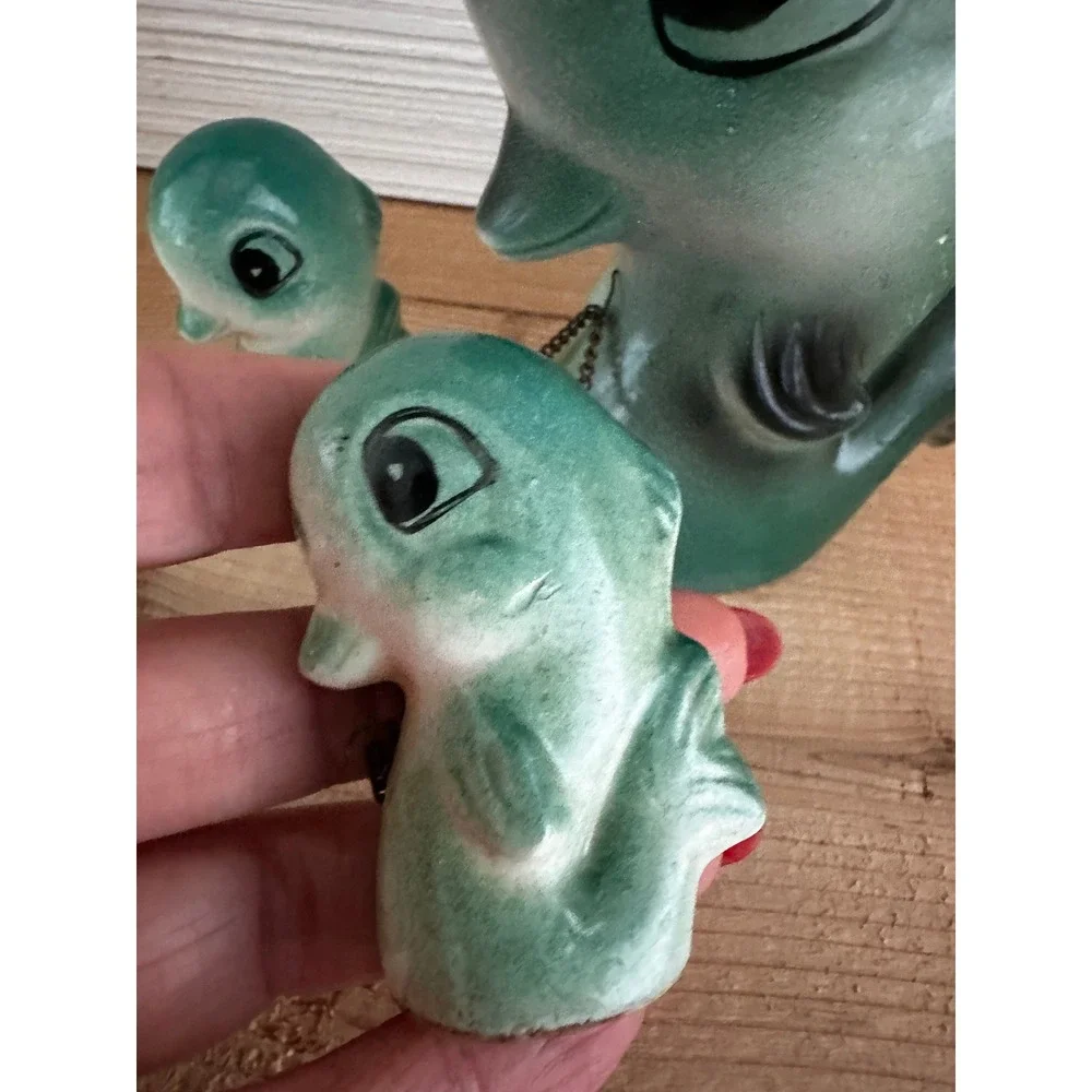 Rare Dolphin Chain Family Figurines